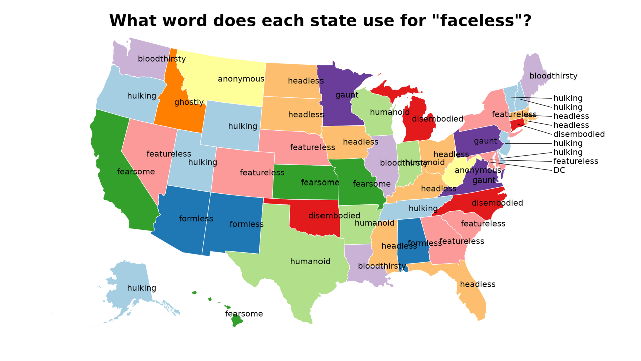 faceless map