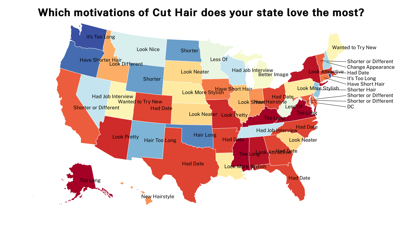 motivations of Cut Hair map