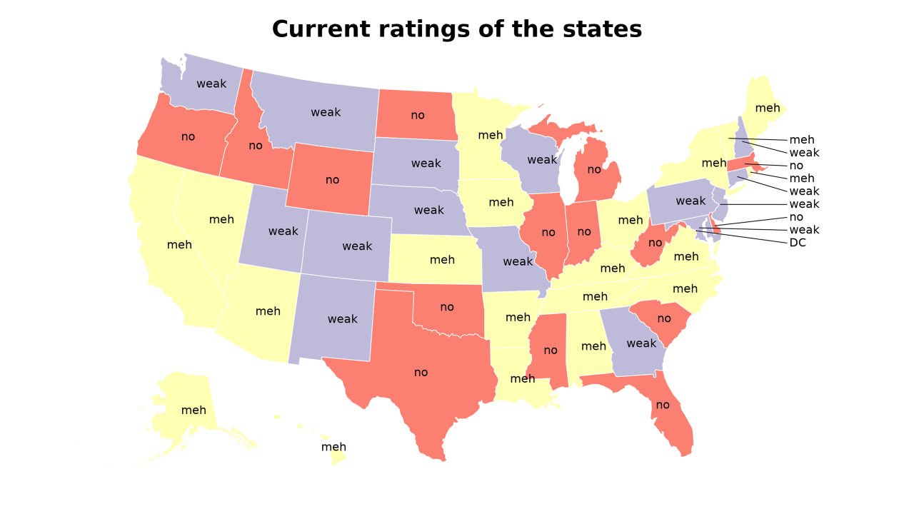rating map
