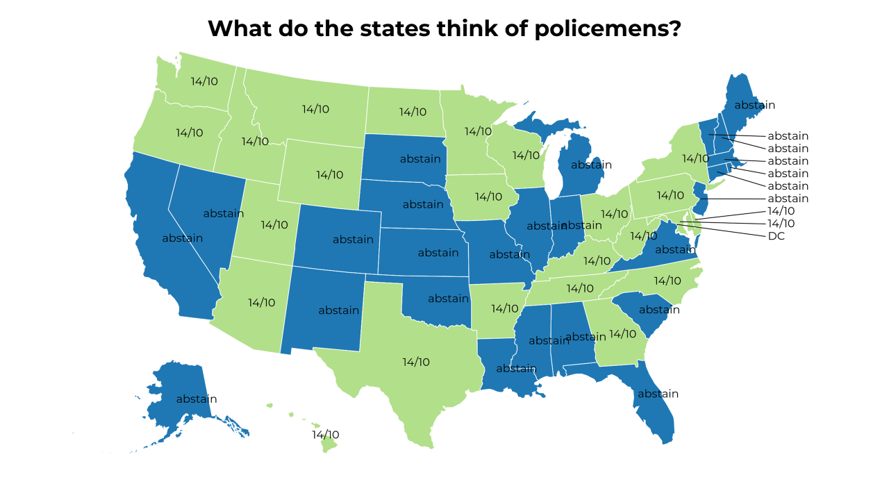 policemen map