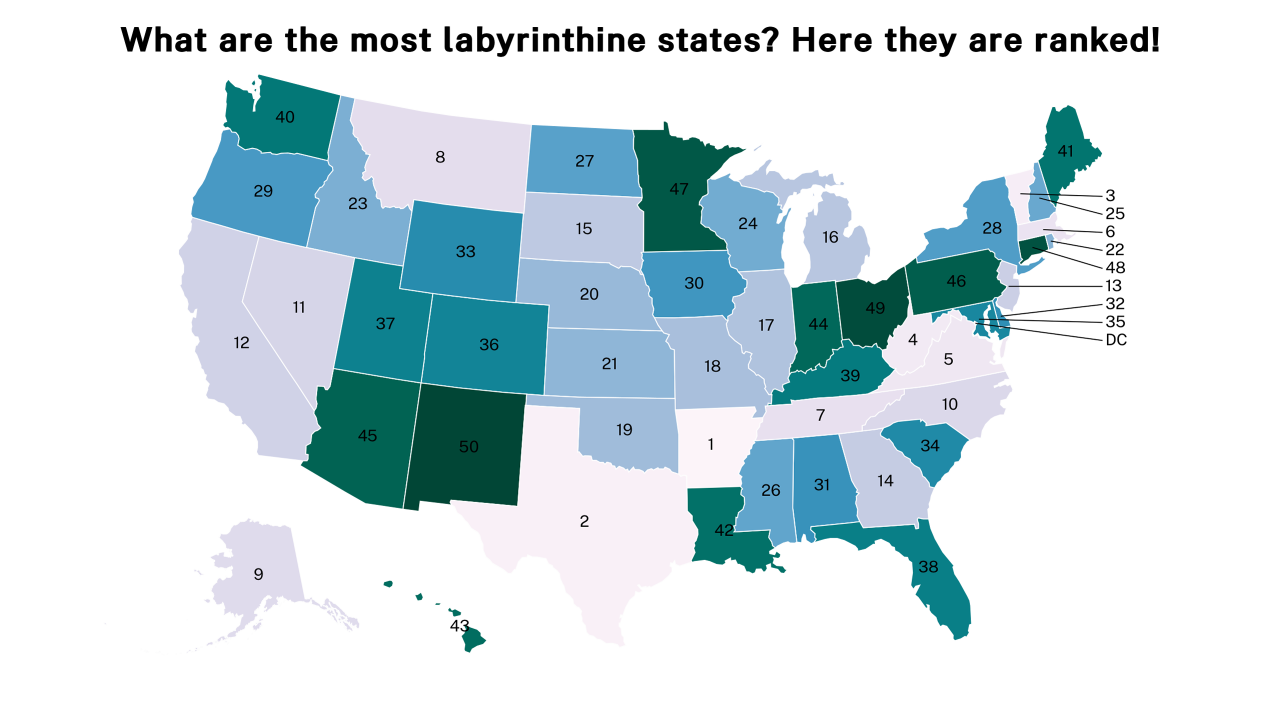 labyrinthine map