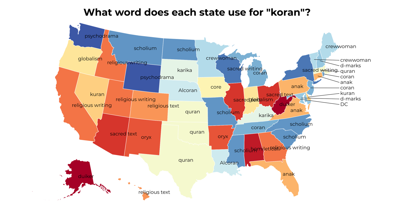 koran map