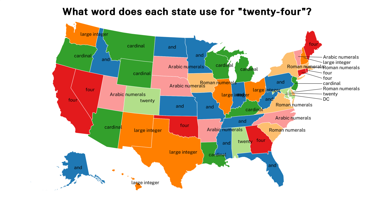 twenty-four map
