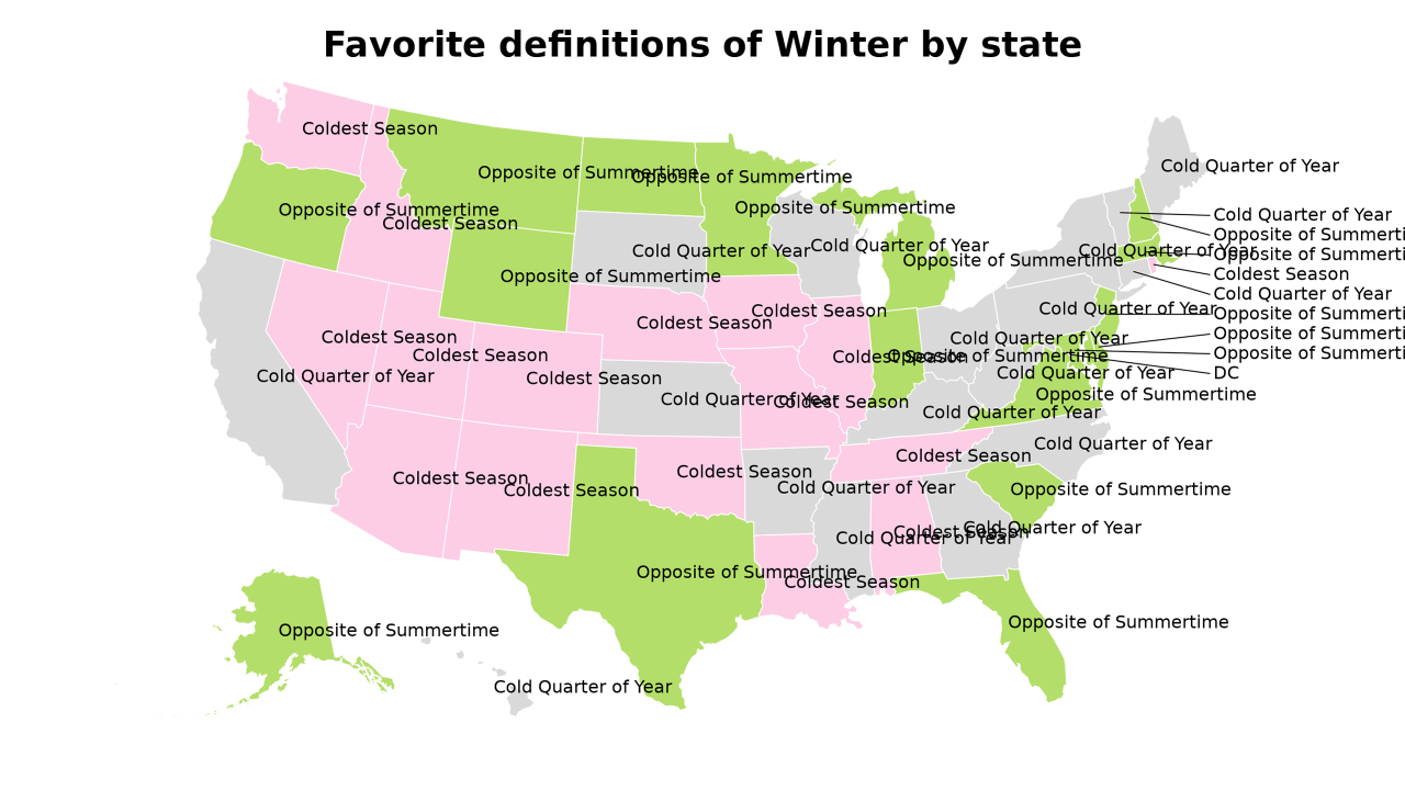 definitions of Winter map