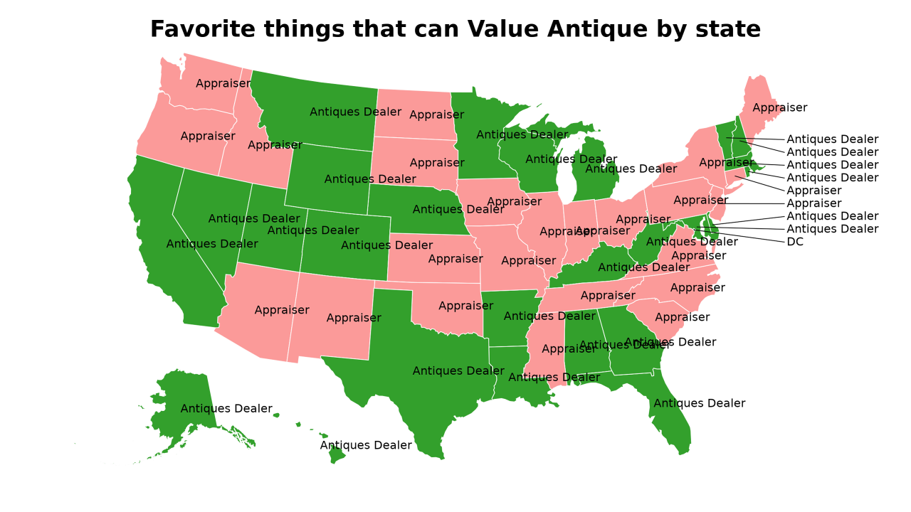 things that can Value Antique map