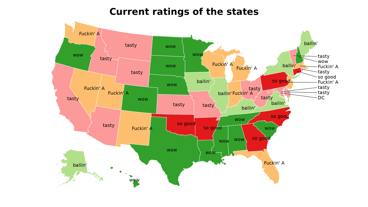 rating map