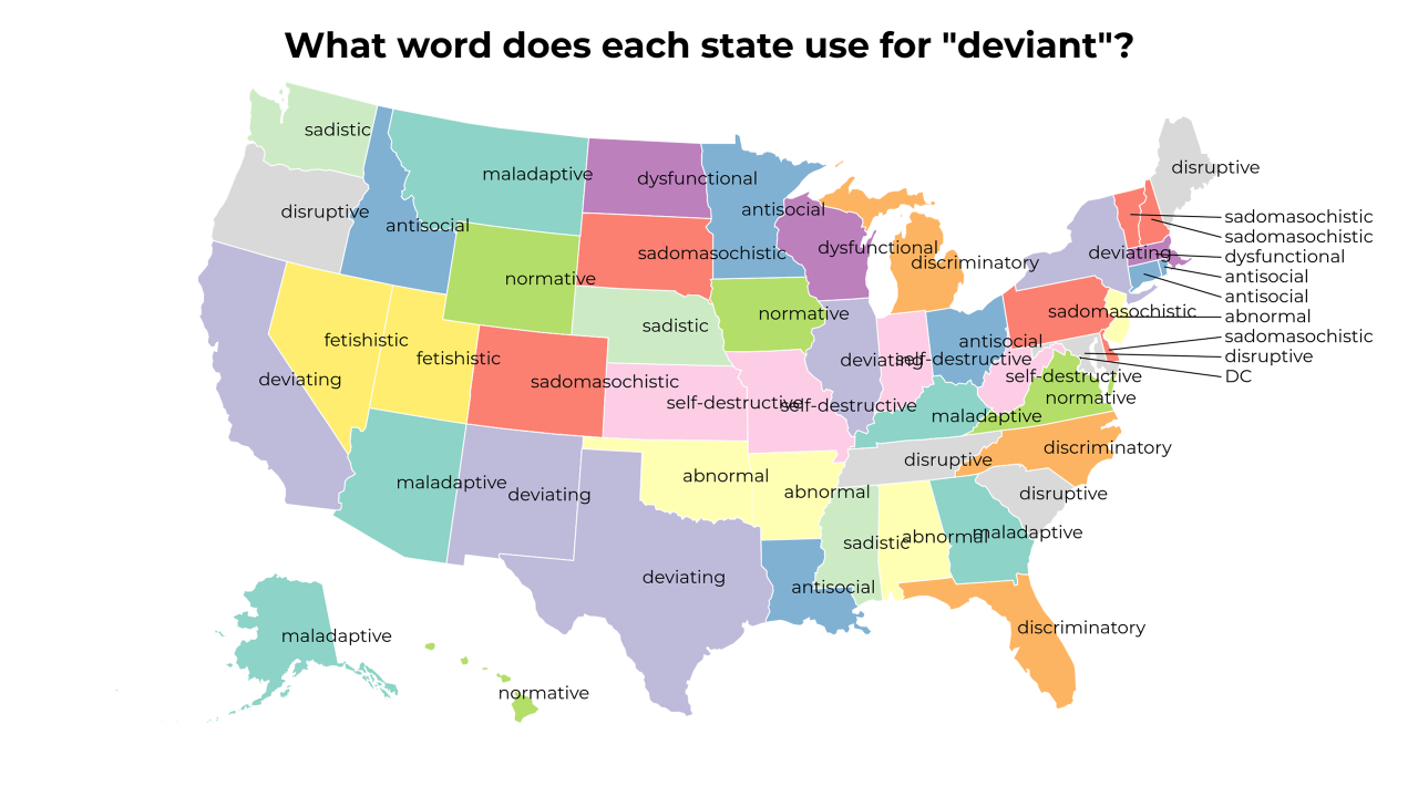 deviant map