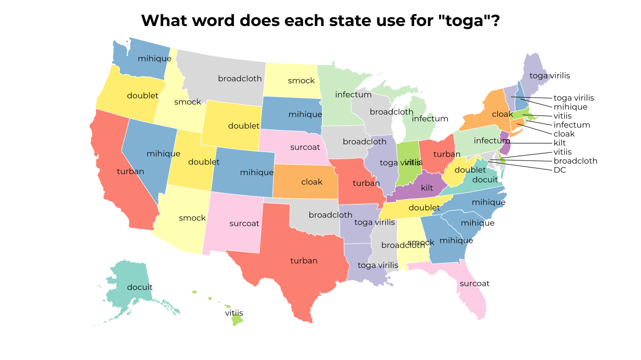 toga map
