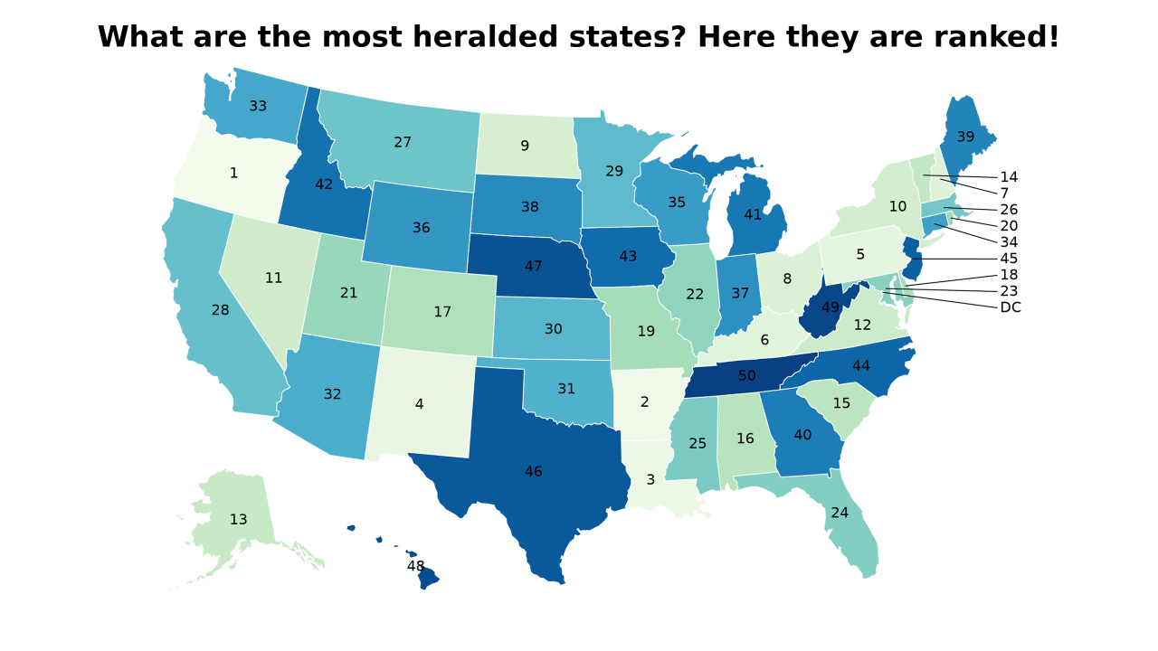 heralded map