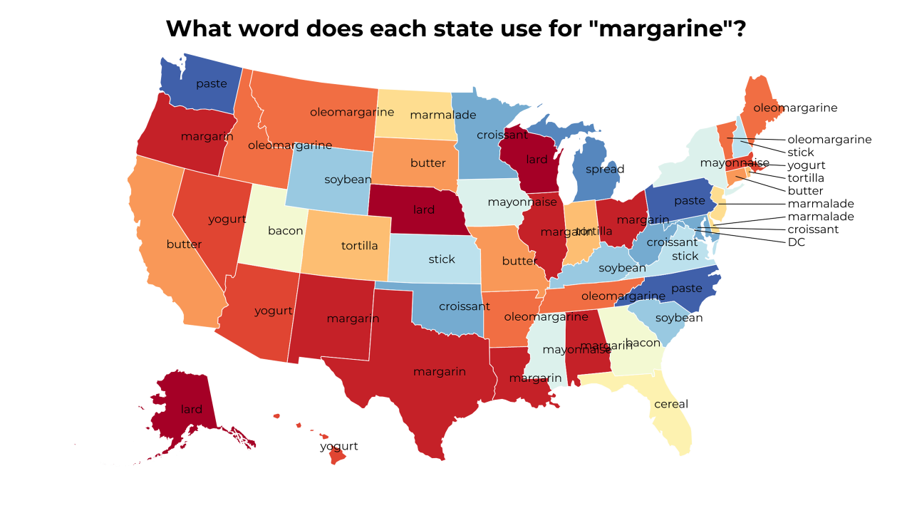 margarine map