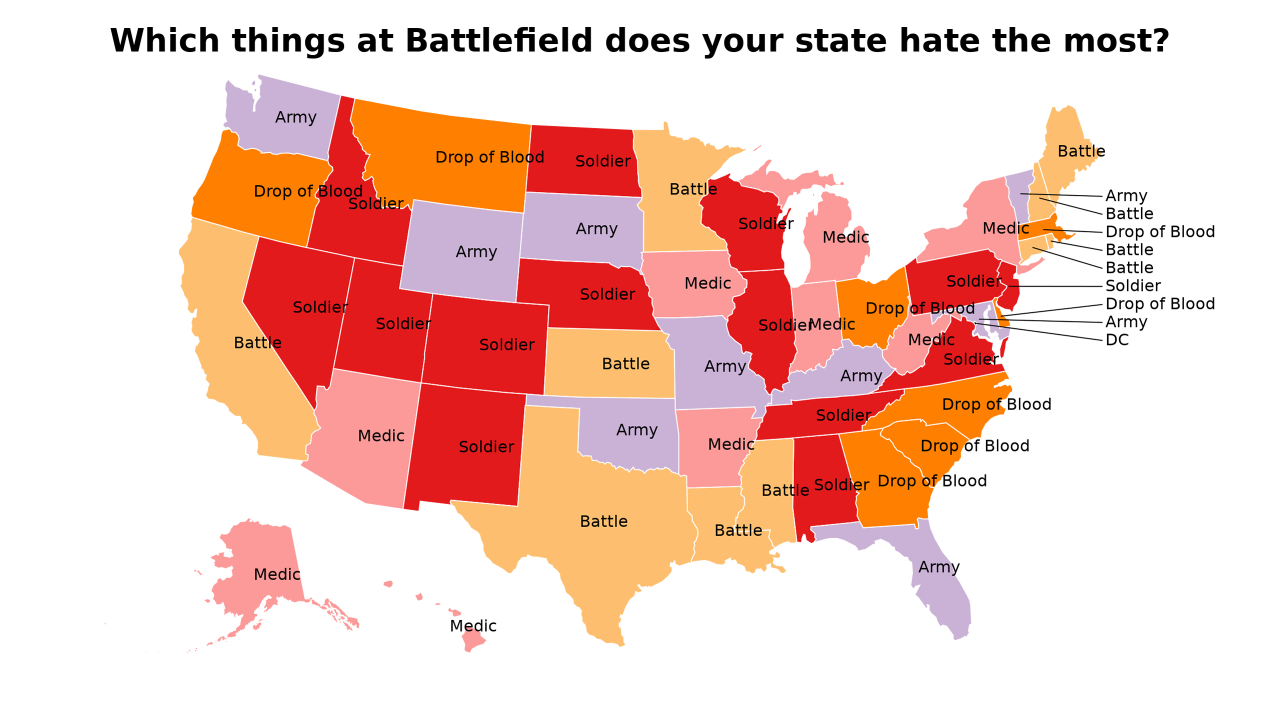 things at Battlefield map