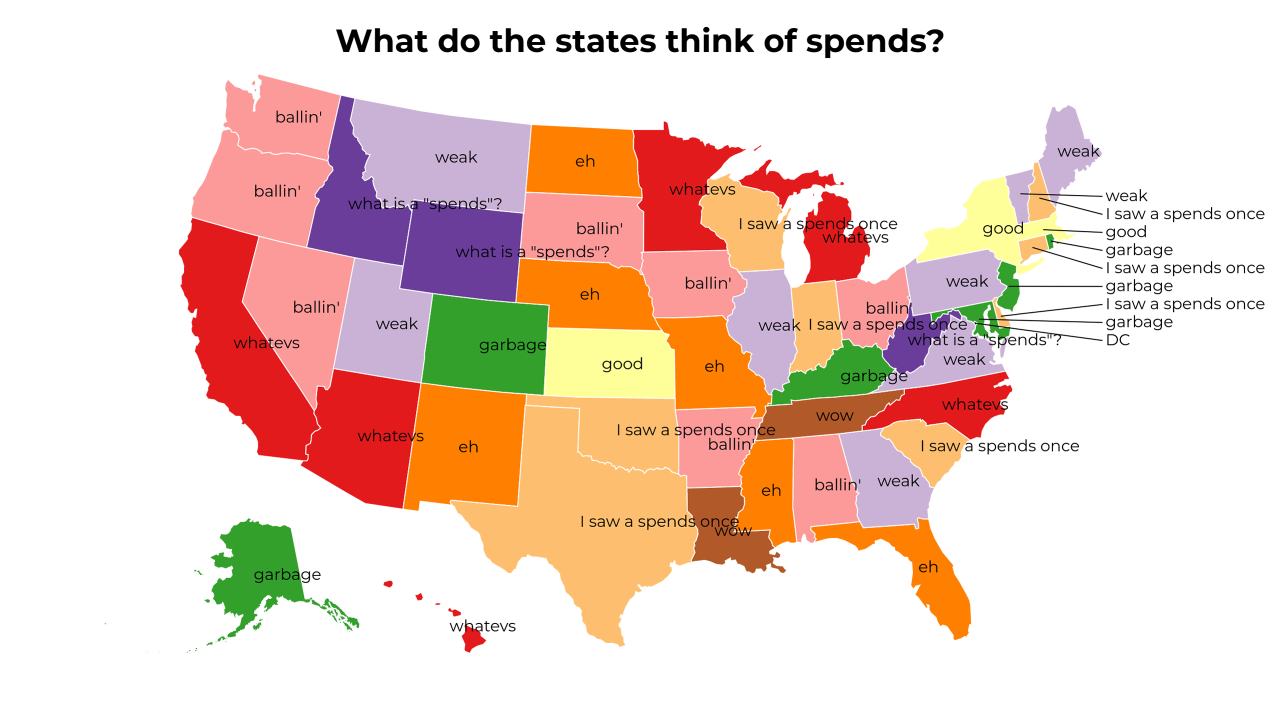 spends map