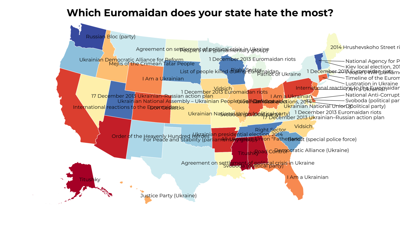 Euromaidan map