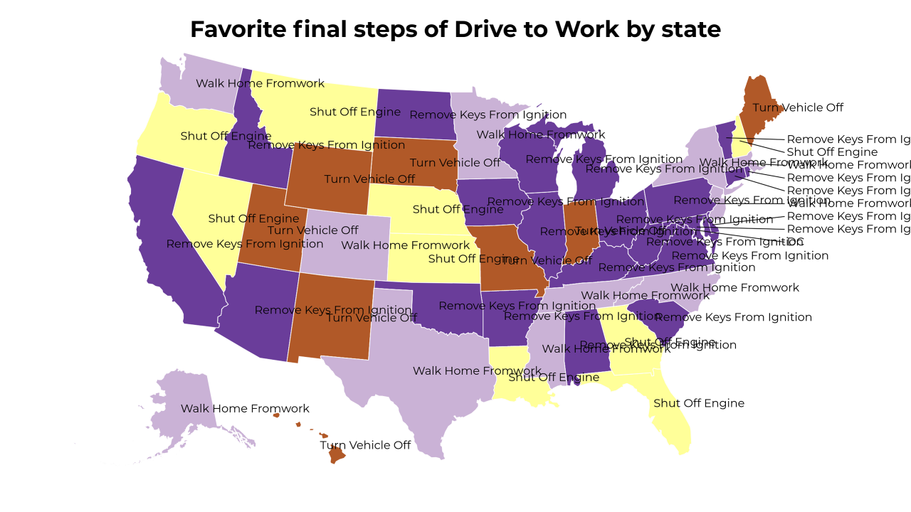 final steps of Drive to Work map