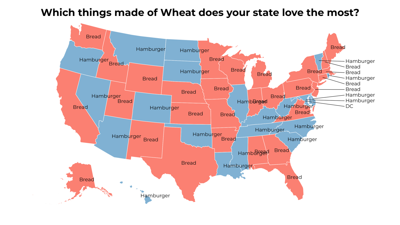 things made of Wheat map
