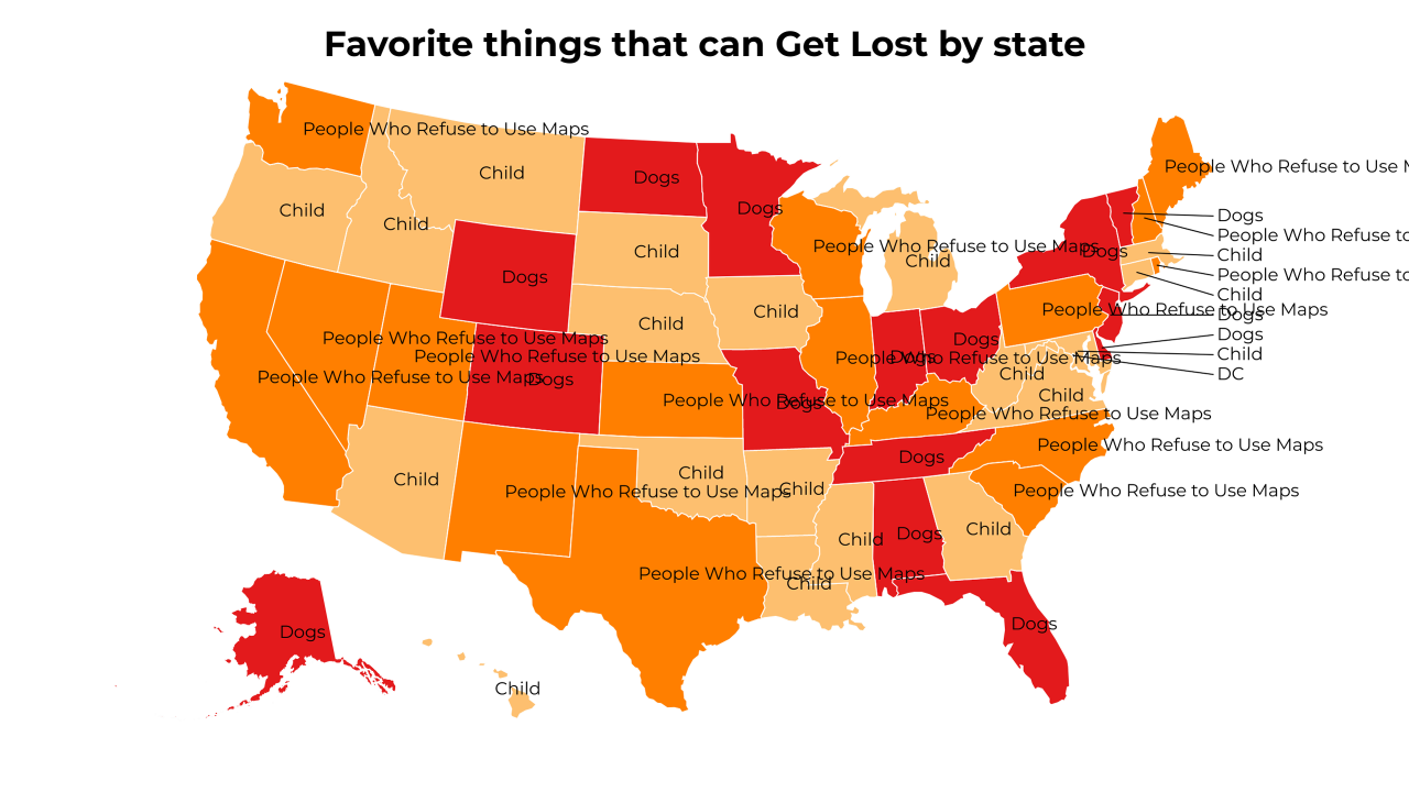 things that can Get Lost map