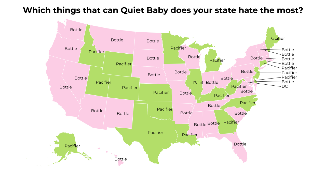 things that can Quiet Baby map