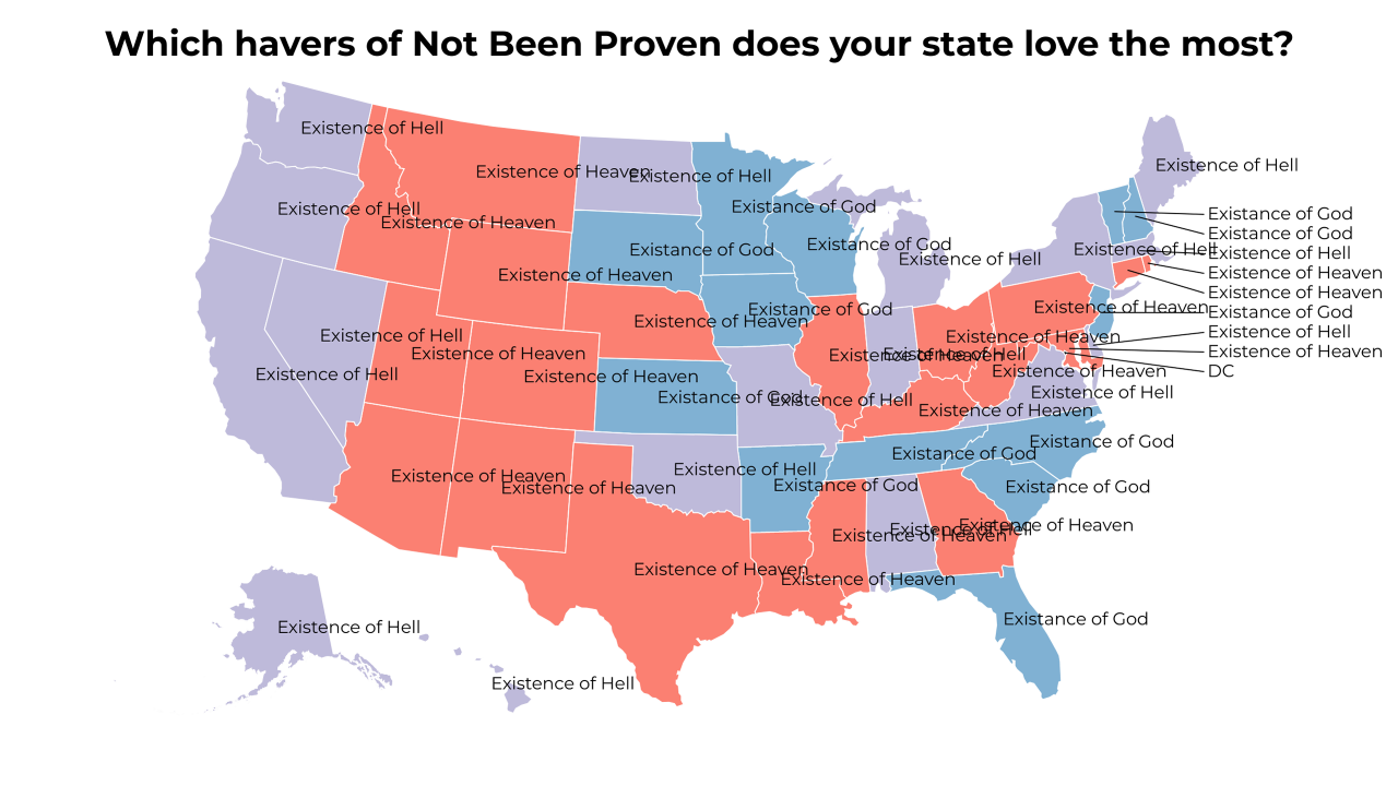 havers of Not Been Proven map