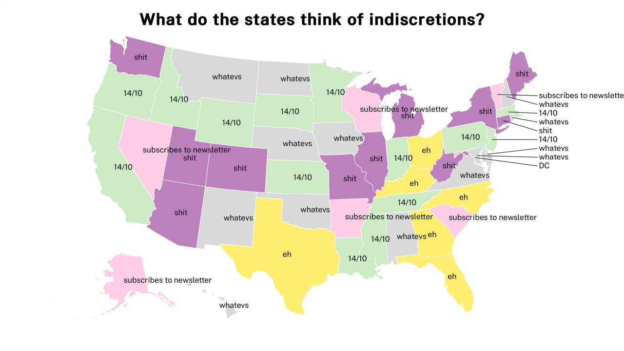 indiscretions map