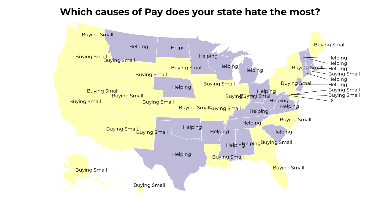 causes of Pay map