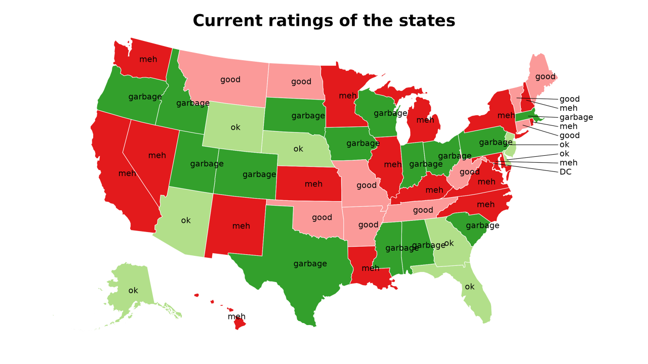 rating map