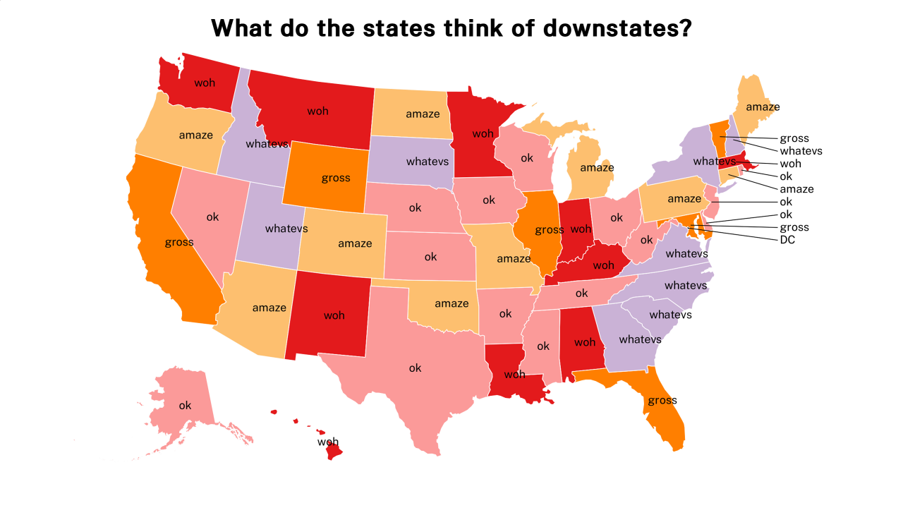 downstate map