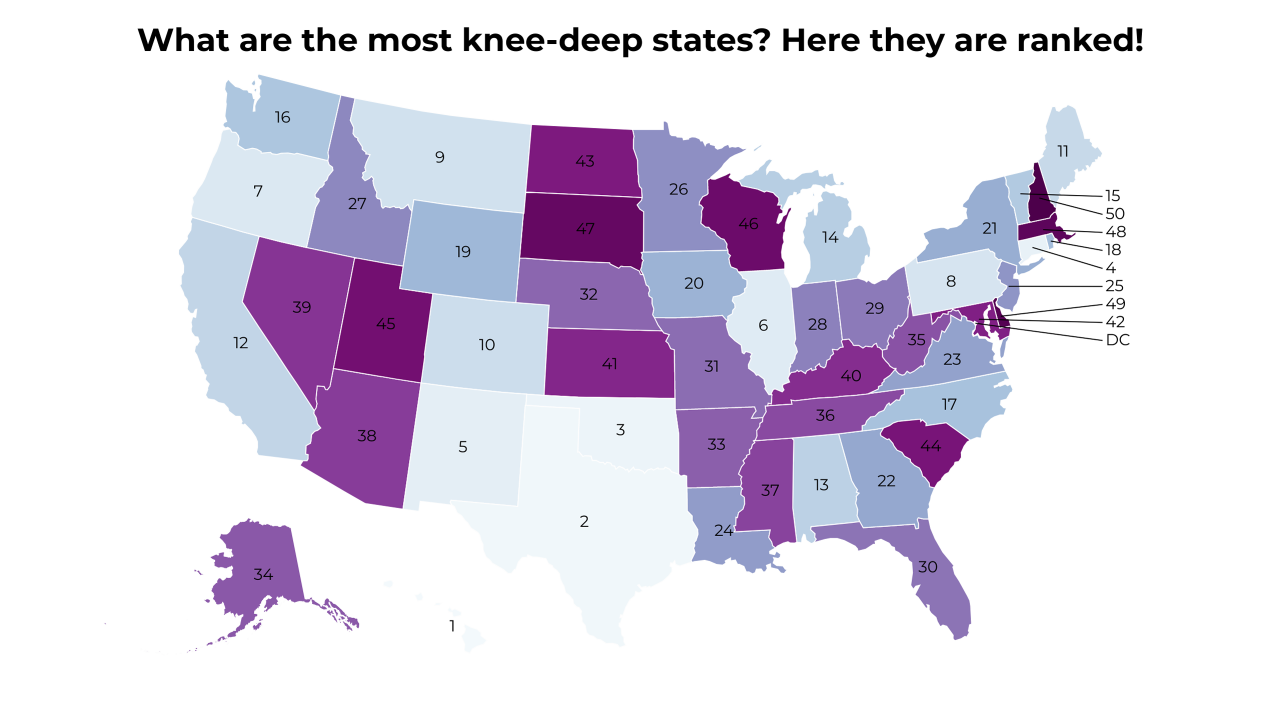 knee-deep map