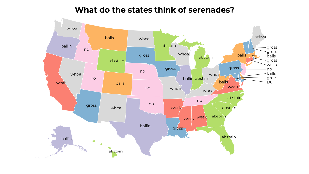 serenades map