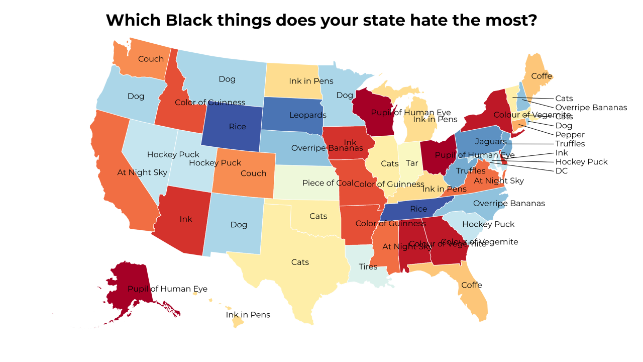 Black things map