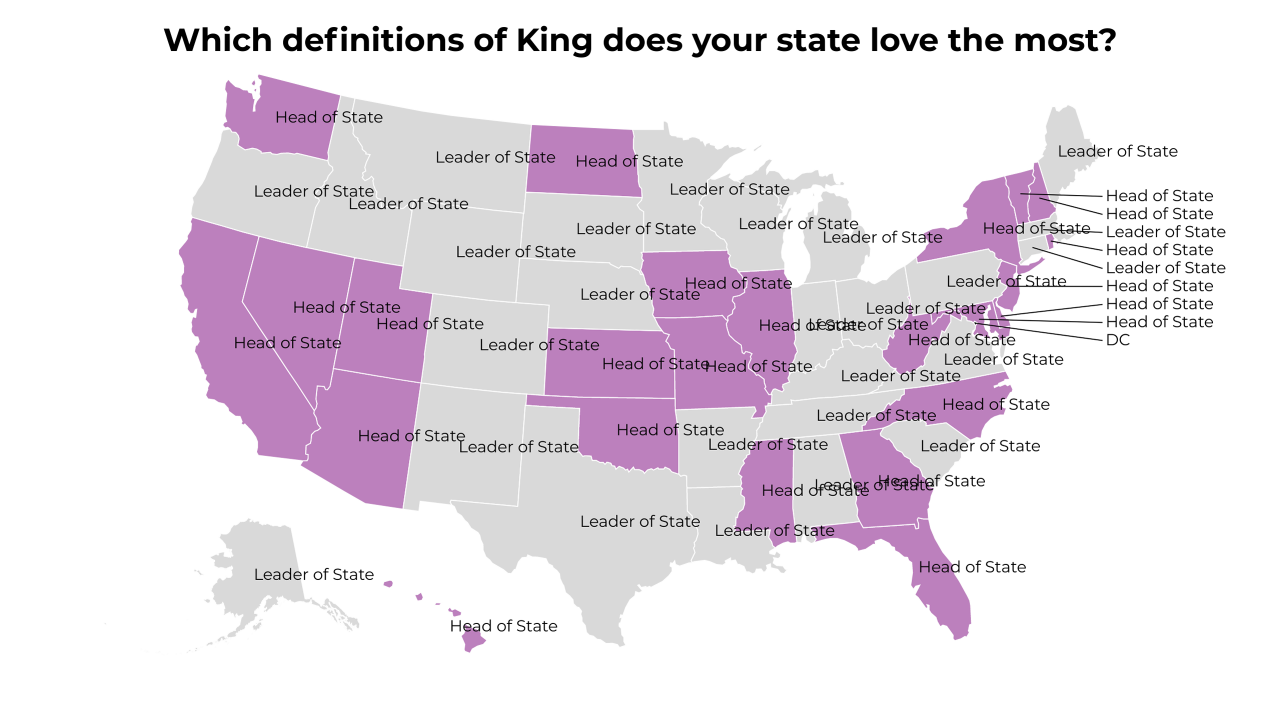 definitions of King map
