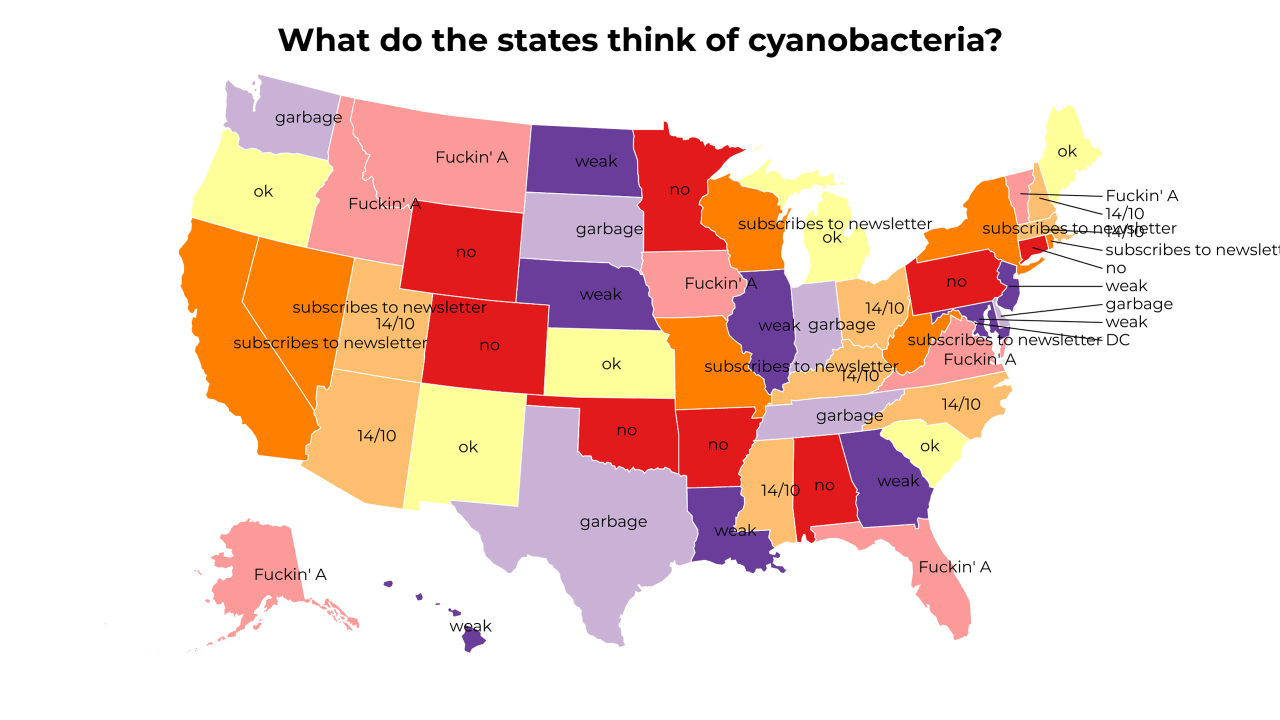 cyanobacteria map