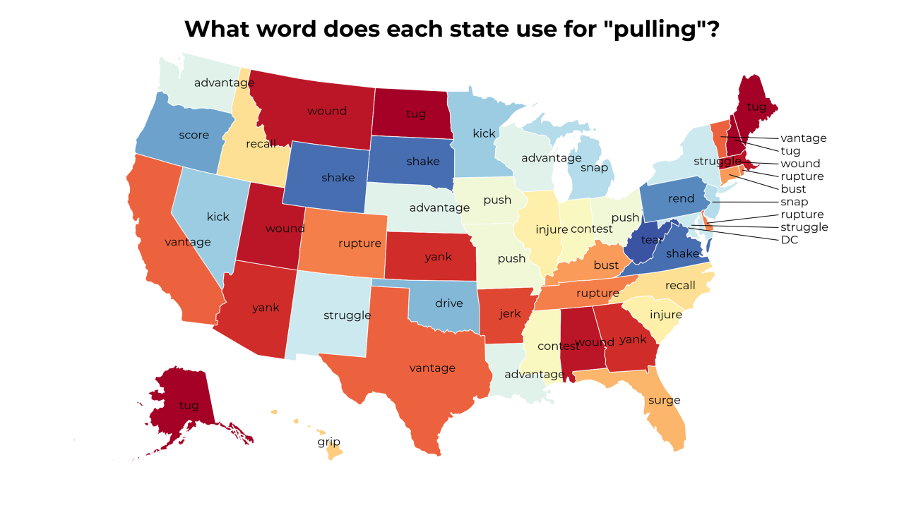 pulling map