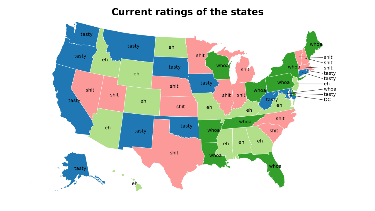 rating map