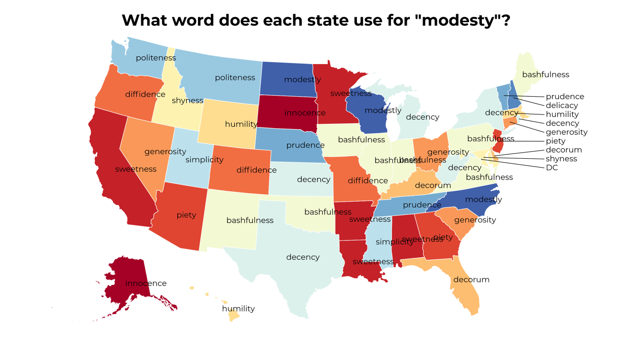 modesty map