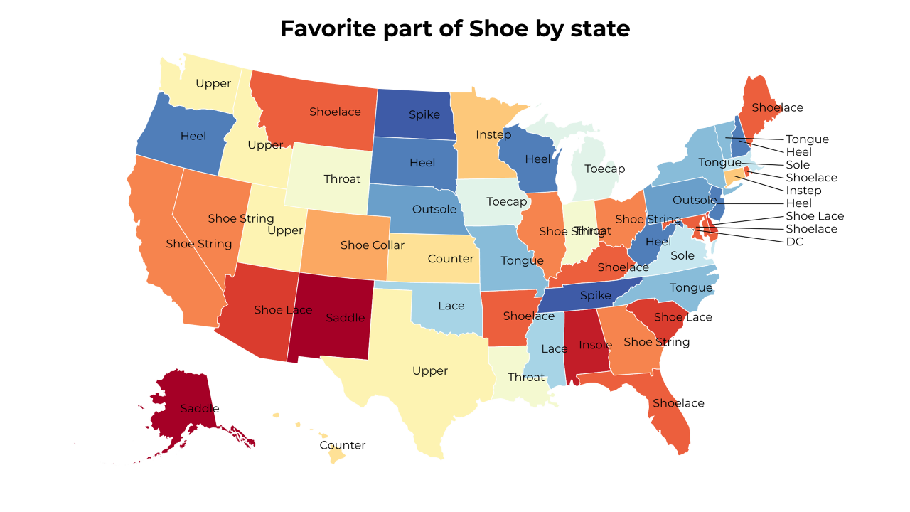 part of Shoe map