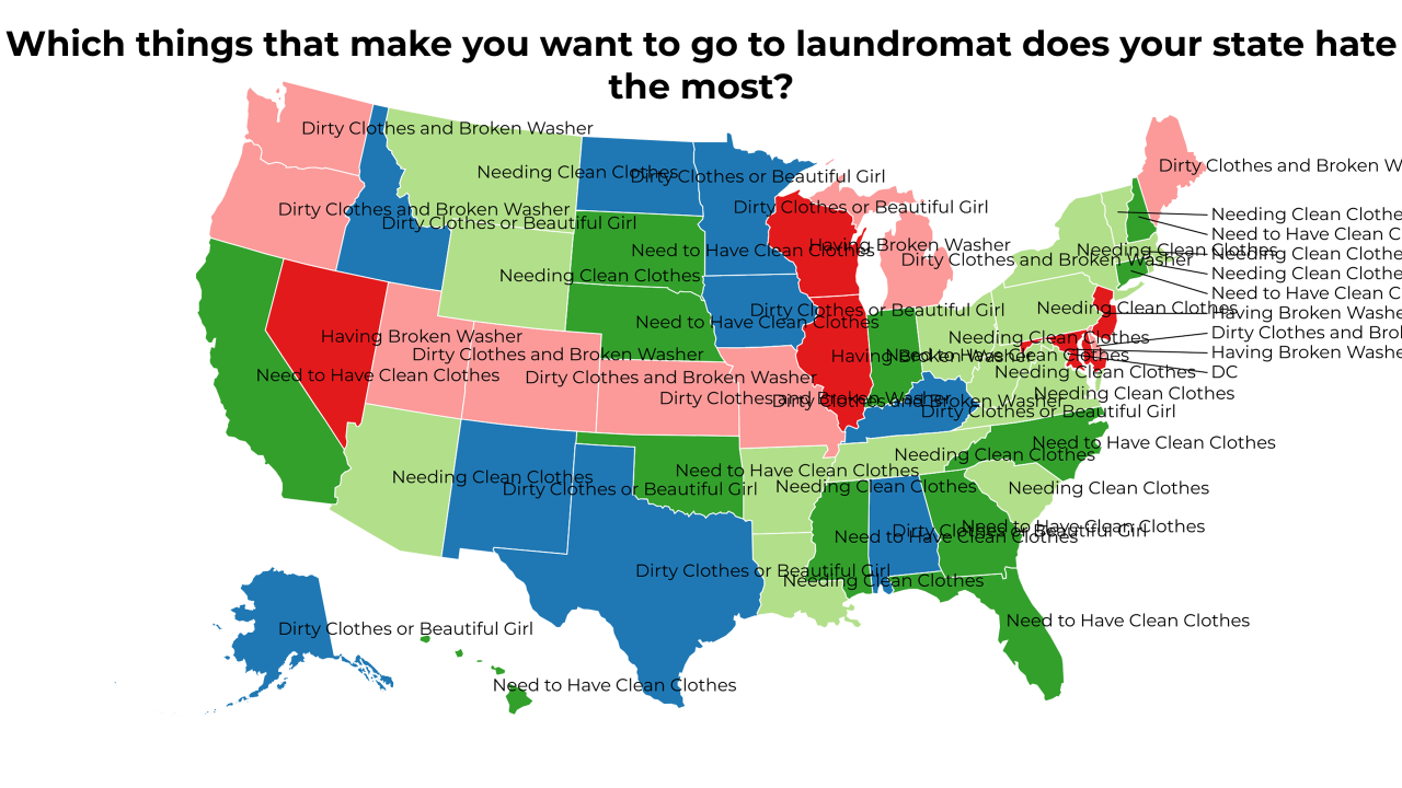 things that make you want to go to laundromat map