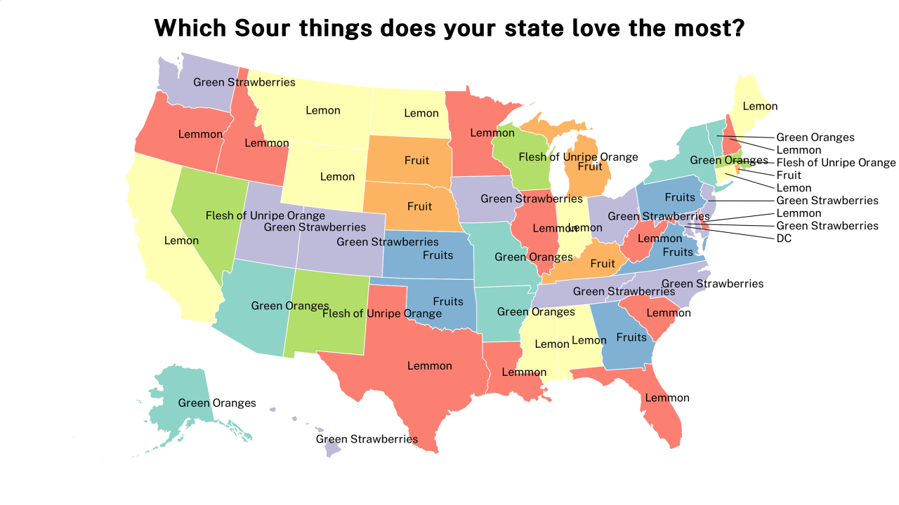 Sour things map