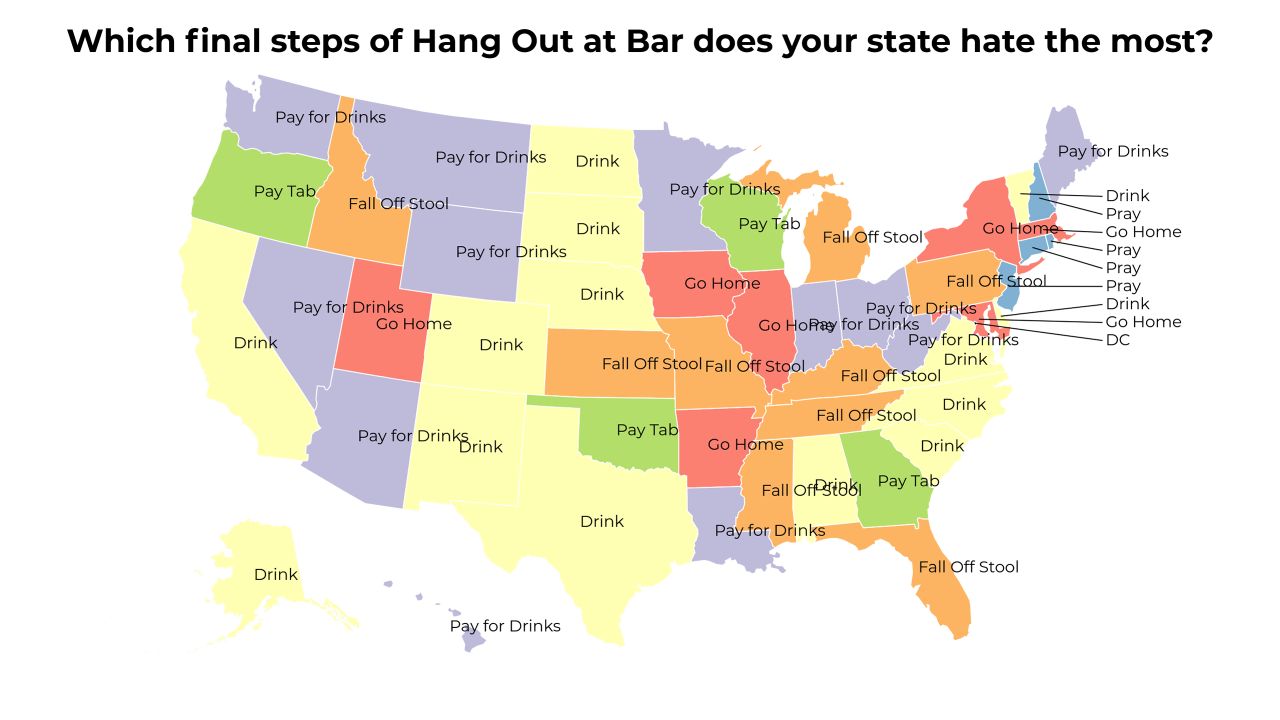 final steps of Hang Out at Bar map