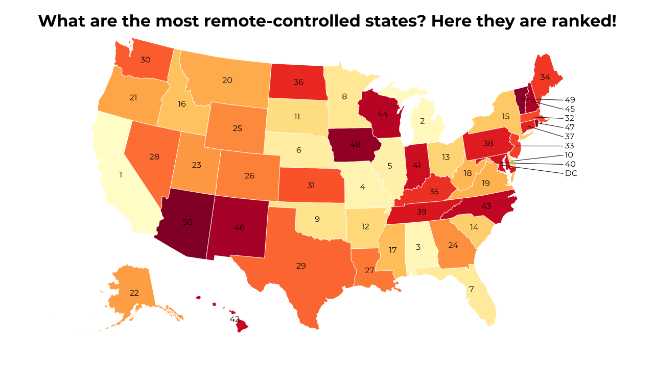 remote-controlled map