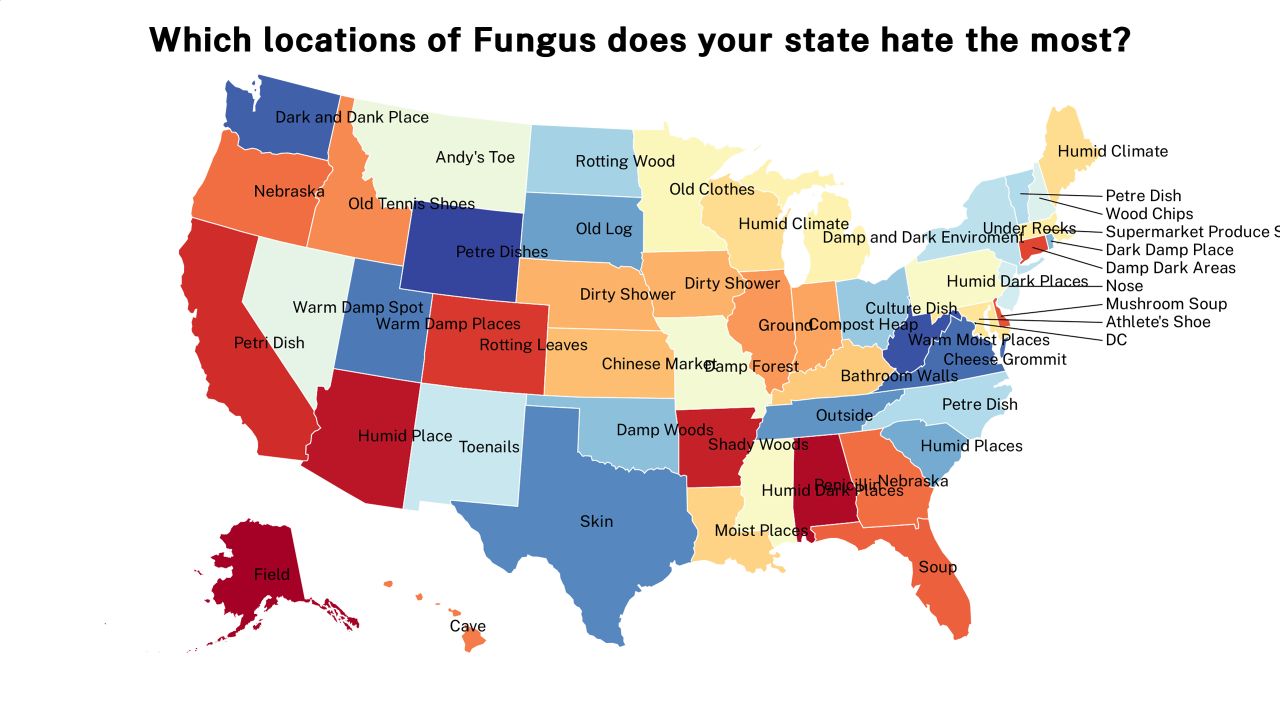 locations of Fungus map