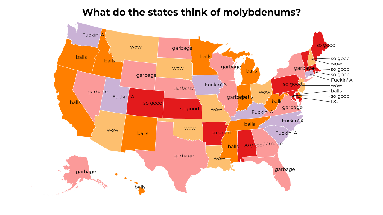 molybdenum map