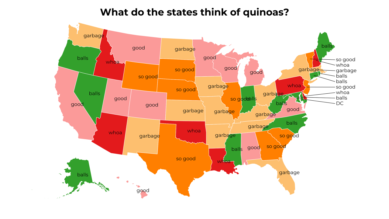 quinoa map