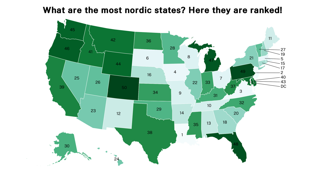 nordic map