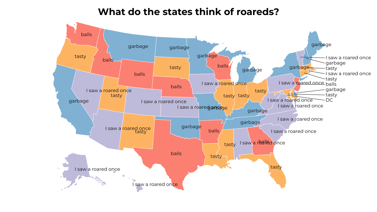 roared map