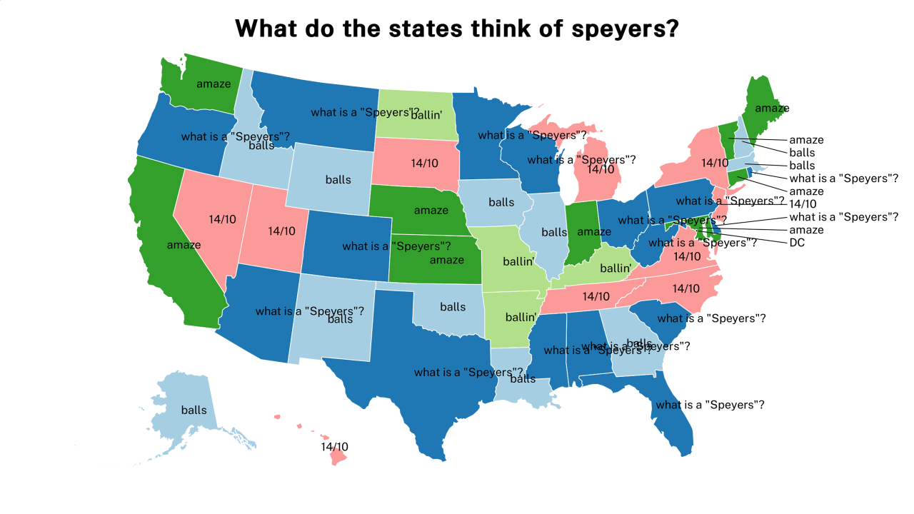 Speyers map