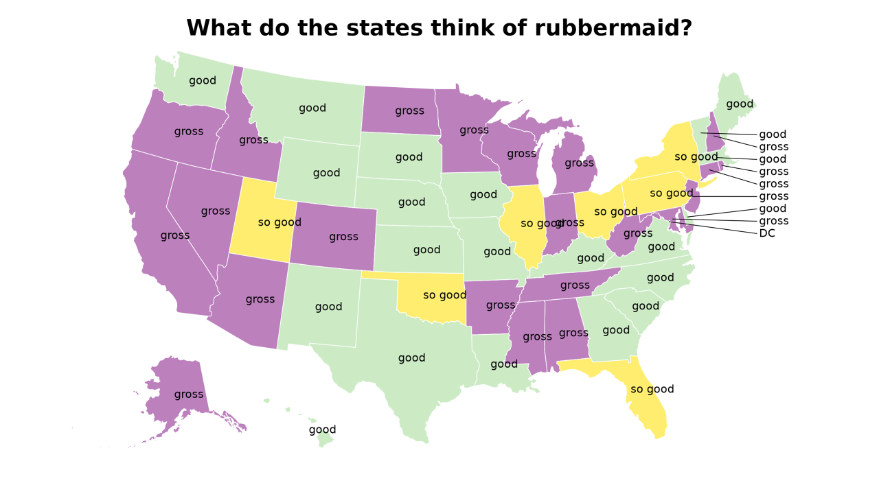 Rubbermaid map