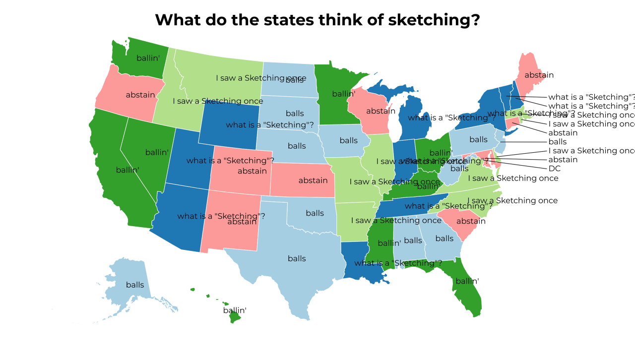 Sketching map