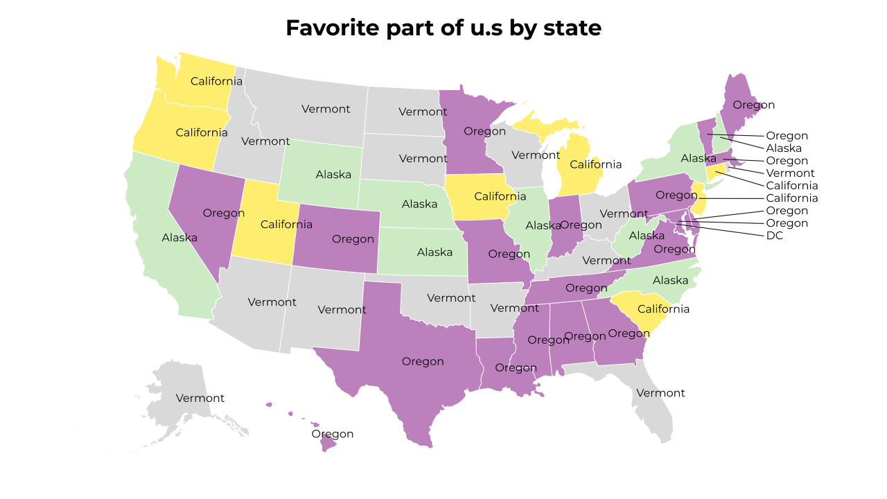 part of u.s map