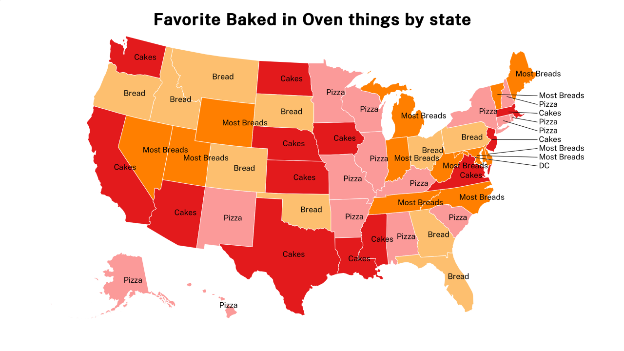 Baked in Oven things map