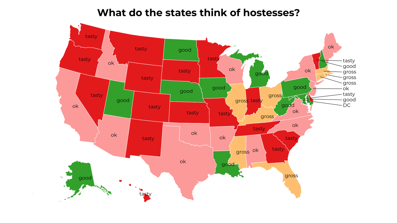 hostesses map